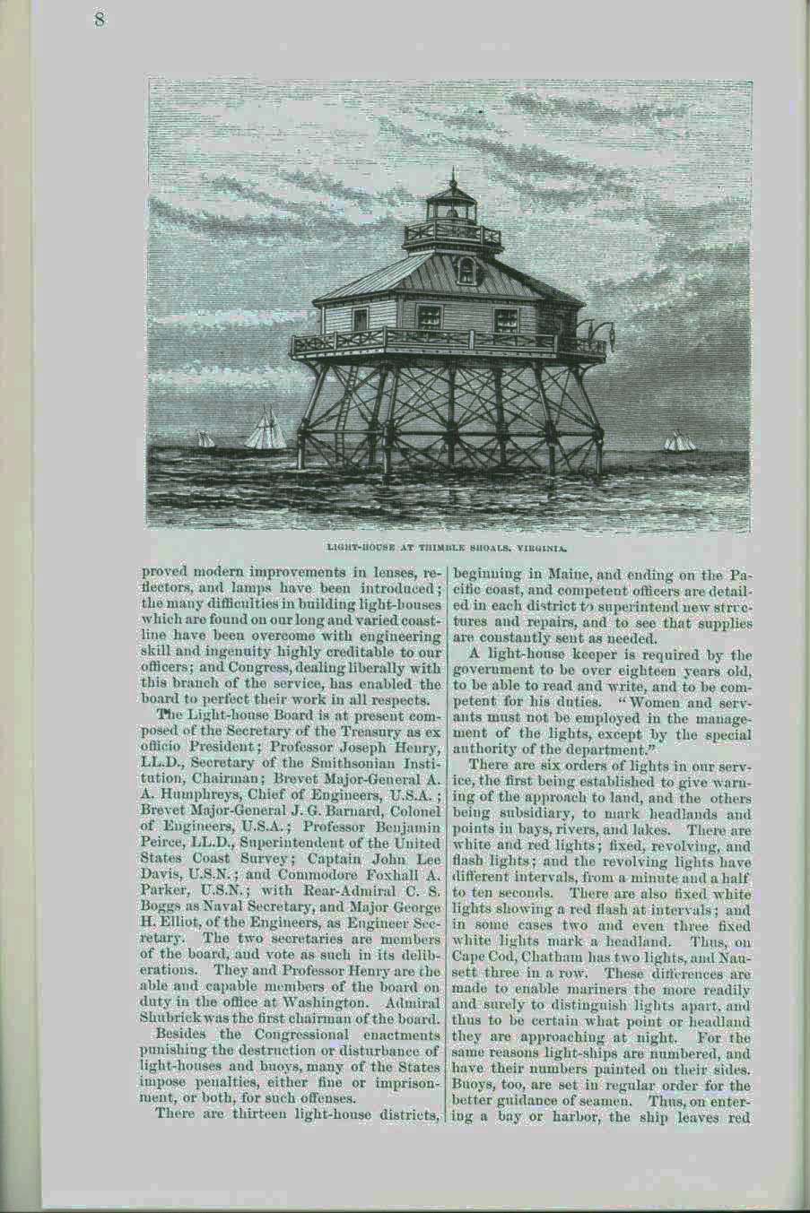 THE LIGHT-HOUSES OF THE UNITED STATES IN 1874. vist0086c